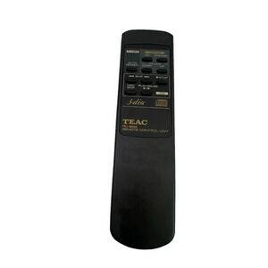 Teac RC-669 Remote Control 3 Disc CD Player Audio System Tested Works Black